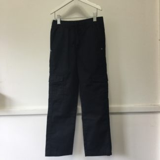 Black cargo pants size 8