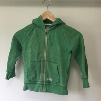 Country Road green cotton zip up jumper with hood