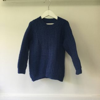 Blue woolen jumper