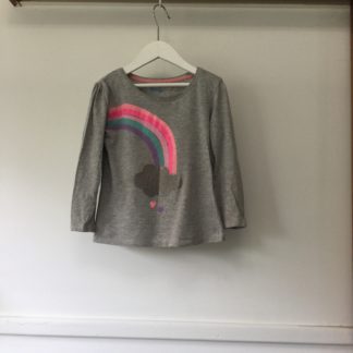 Long sleeve t-shirt rainbow print