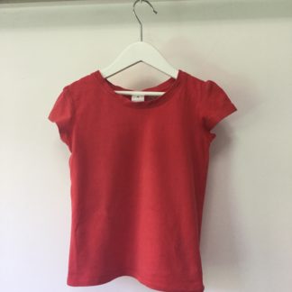 Plain red target girl’s t-shirt, size 5