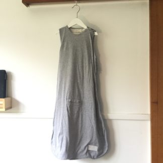 nature baby 100% organic cotton sleeping bag, grey, 0-24 months