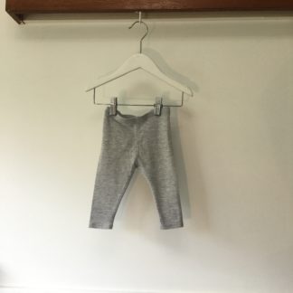 Grey baby leggings, 3-6 months